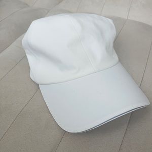 Lululemon Fast and Free Run Hat- White